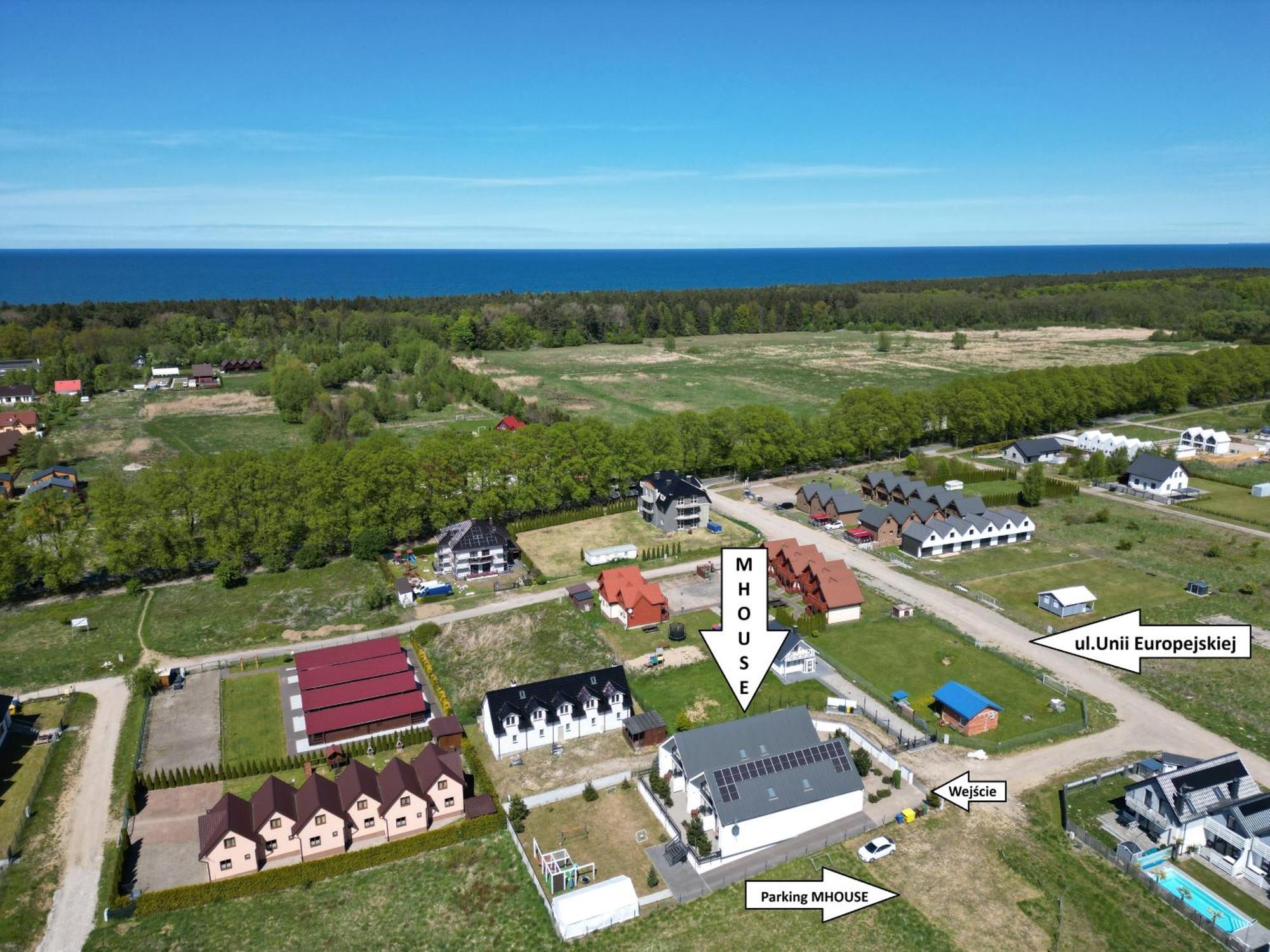 Mhouse Lägenhet Mielno  Exteriör bild